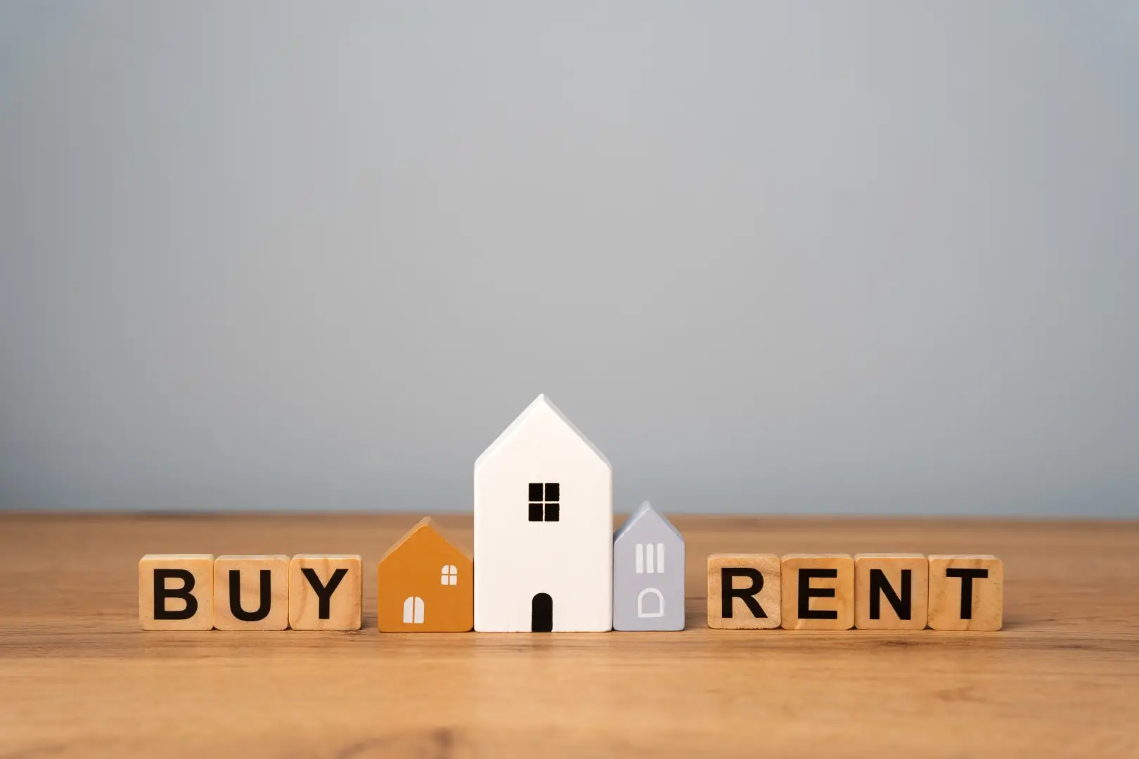 Buying a house vs. renting is a debate nearly everyone will have to make at some point as the person in this picture has found out.